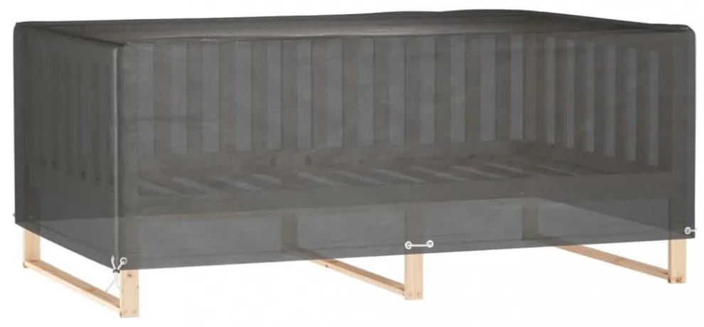 2 db téglalap alakú kerti bútorhuzat 12 fűzőlyukkal 227x152x65