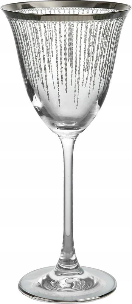 6 db-os borospohár szett 190 ml Korall Platinium