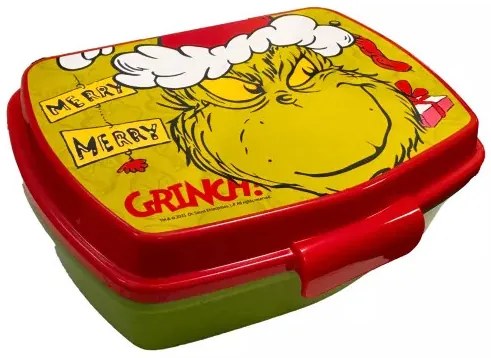 A Grincs Christmas Mischief funny műanyag szendvicsdoboz