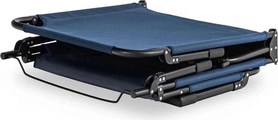 Kerti napozóágy sötétkék színben – SATURN