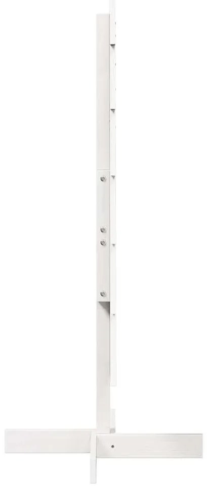 fehér tömör fenyőfa karácsonyfa-dekoráció 120 cm
