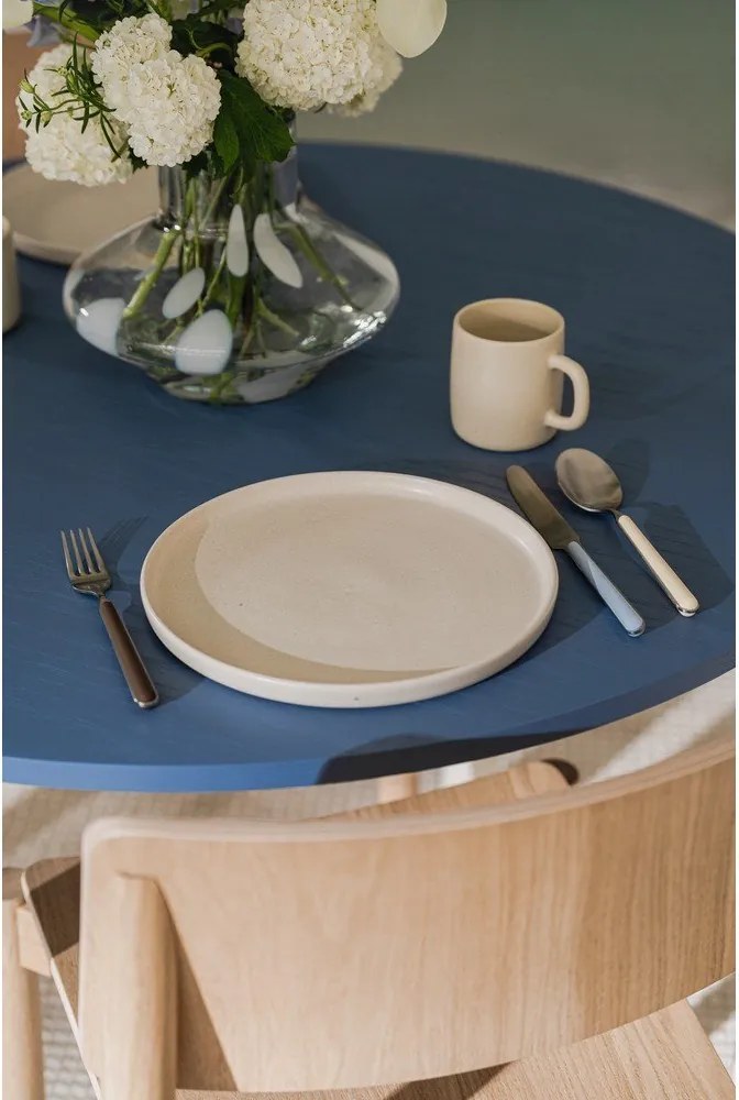 Barna-ezüstszínű rozsdamentes acél egyszemélyes evőeszköz készlet 4 db-os Noli – noo.ma