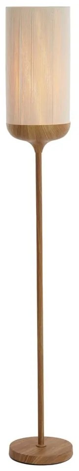 Natúr színű állólámpa textil búrával (magasság 159 cm) Dania – Light &amp; Living