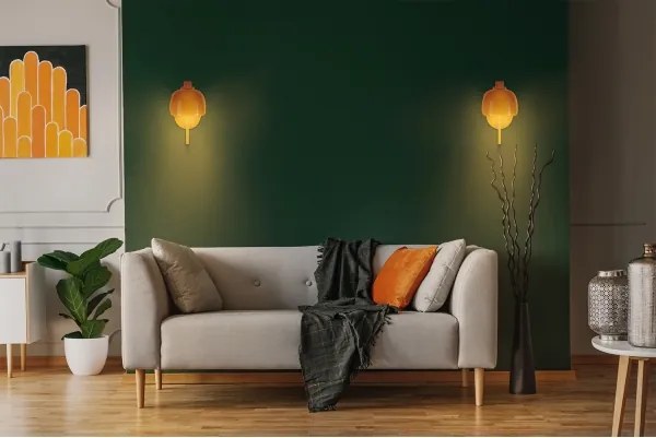 Osram - Fali lámpa DECOR COROLLE 1xG9/20W/230V narancssárga