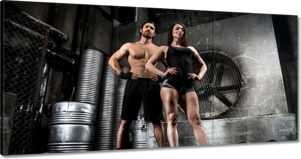 Vászonkép 60x30 Sportos fiatalember