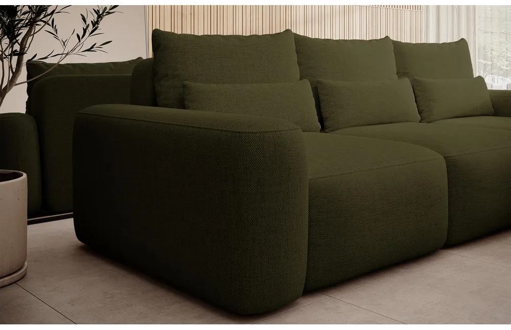 Sarokkanapé Carlito (J) (oliva + fekete). 1099588