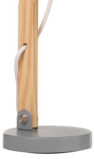 ONLI - Asztali lámpa NORA 1xE14/6W/230V szürke