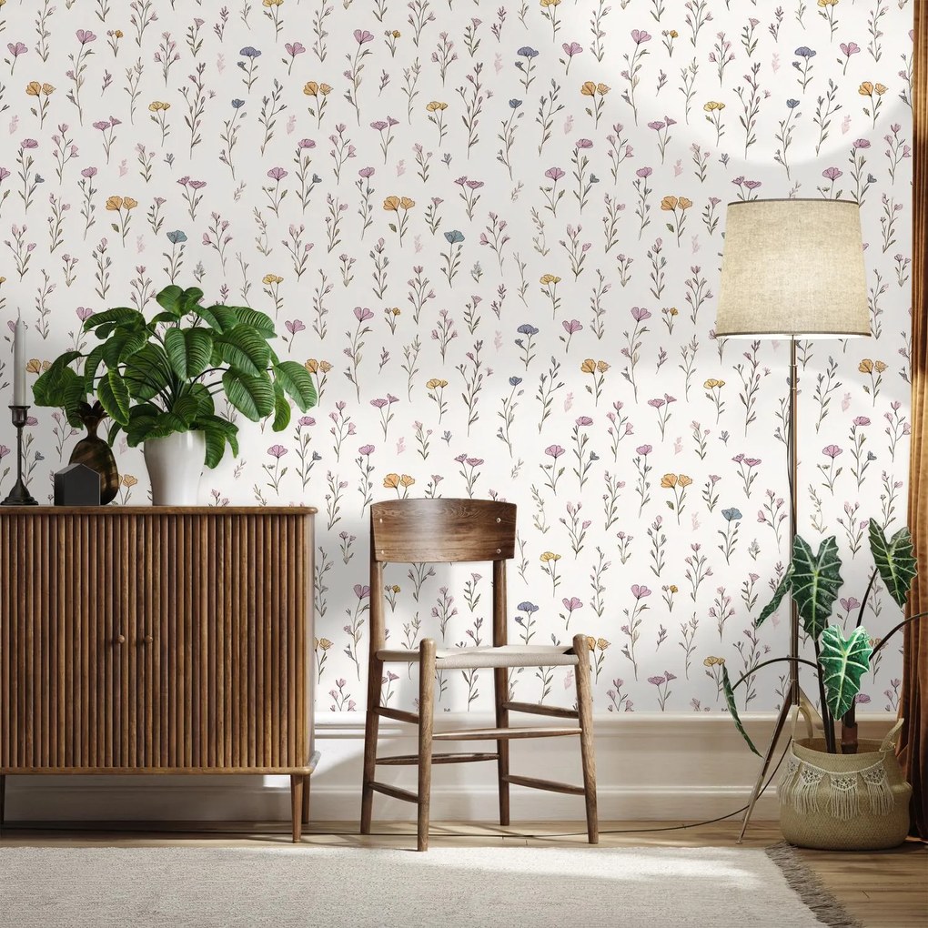 Fotótapéta - Finom virágmintás (147x102 cm)