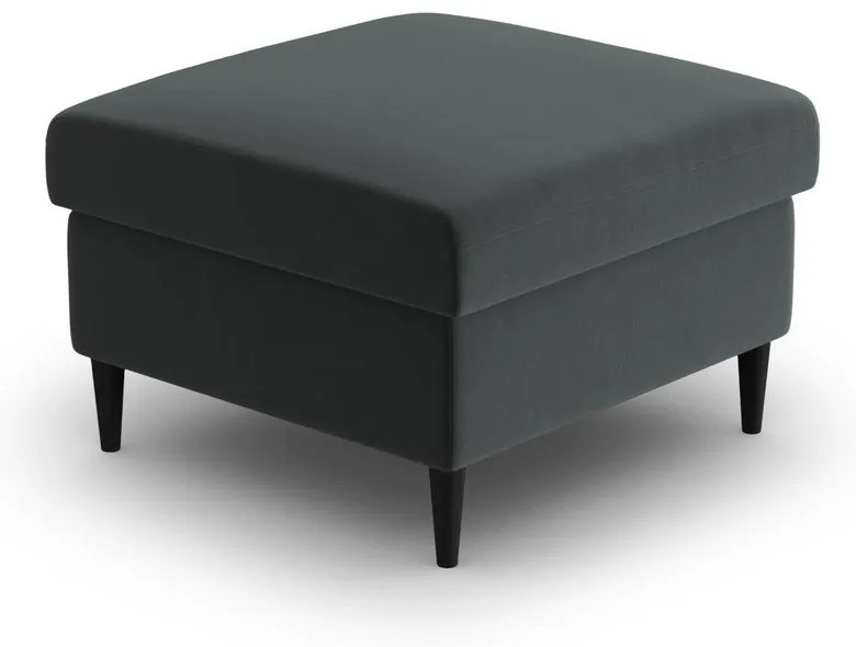 Sötétszürke bársony lábtartó Kyoto – Cosmopolitan Design