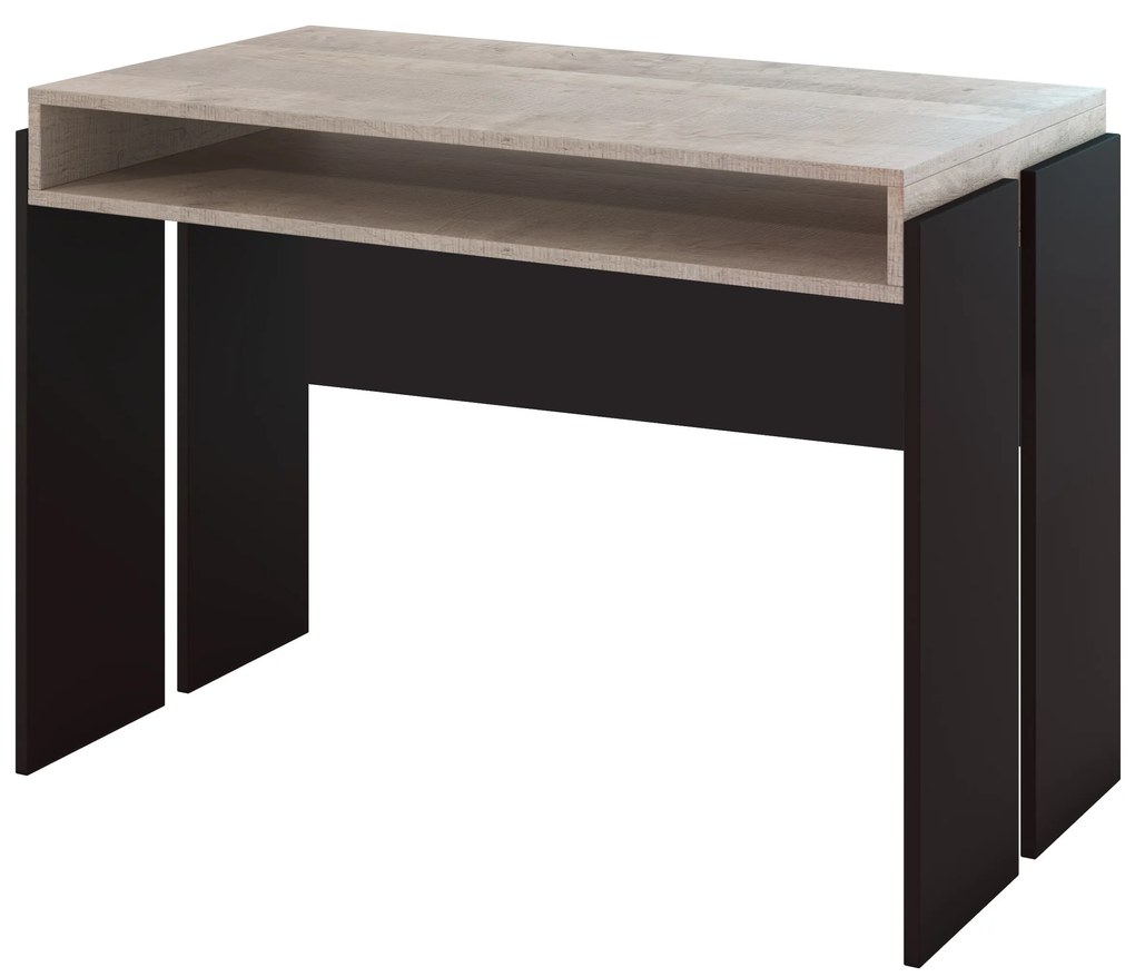 PC asztal Ramea (platinum grange tölgy + fekete). 1055240