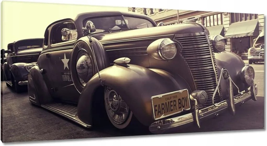 Festmények 115x55 Amerikai autó