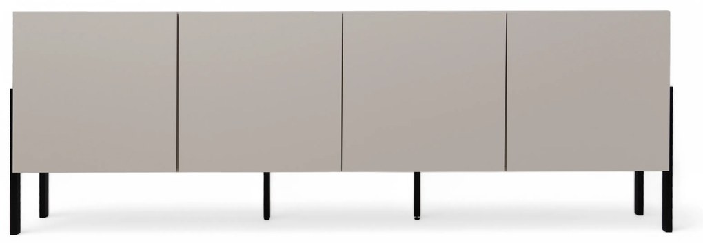 Wezilo tévéállvány 204 cm – kasmír / fekete lábak