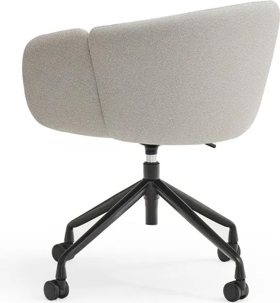 Világosszürke kárpitozott irodai szék Add – Teulat