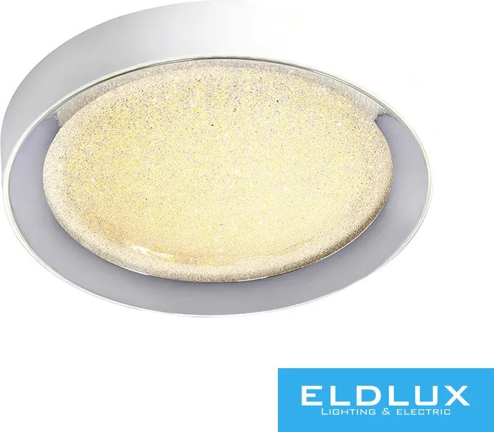 ELDLUX MILKY mennyezeti lámpa 32W+15W WW+NW fehér/króm