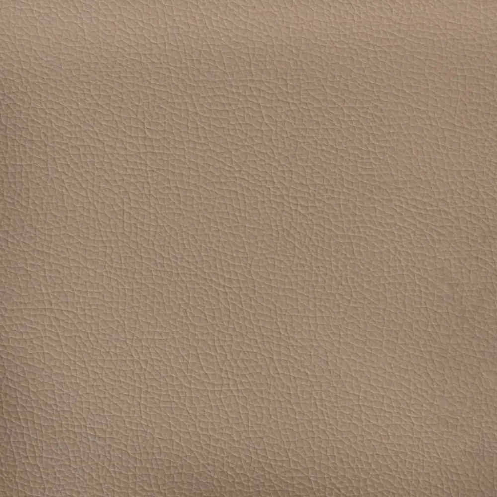 cappuccino színű műbőr ágykeret fejtámlával 90 x 200 cm