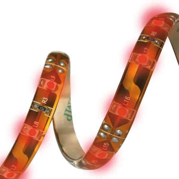 LED Fürdőszobai szalag LED/24W/12V 5 m IP65 piros