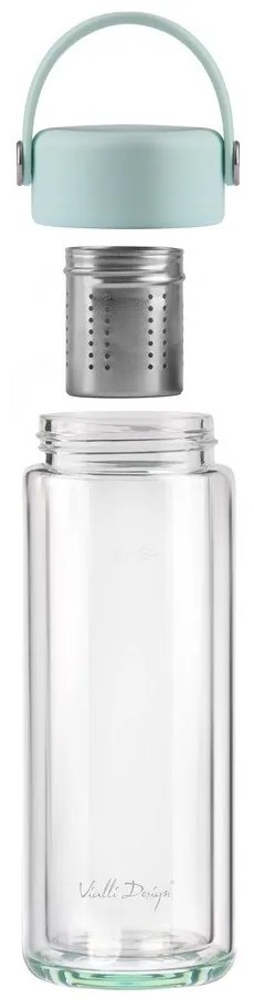 Mentazöld üveg ivópalack 350 ml Fuori – Vialli Design