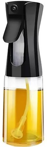 Olaj- és ecetporlasztó, 200 ml, fekete