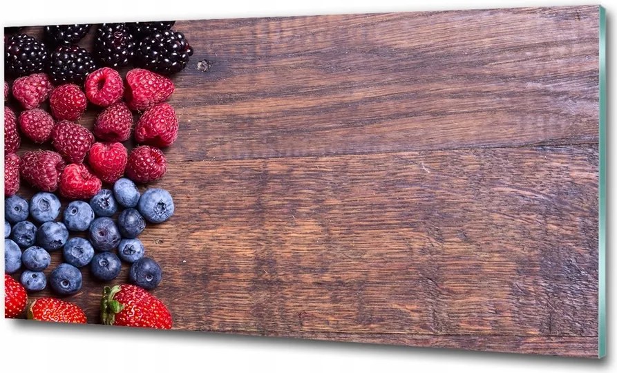 Fotó üvegkép Narancs és víz 125x50