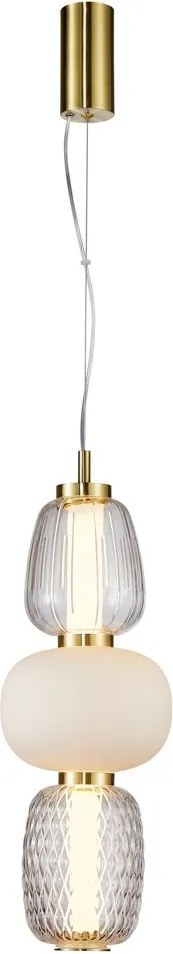 Italux glamour függeszték eris opál átlátszó arany itxpnd-98374-28w-gd