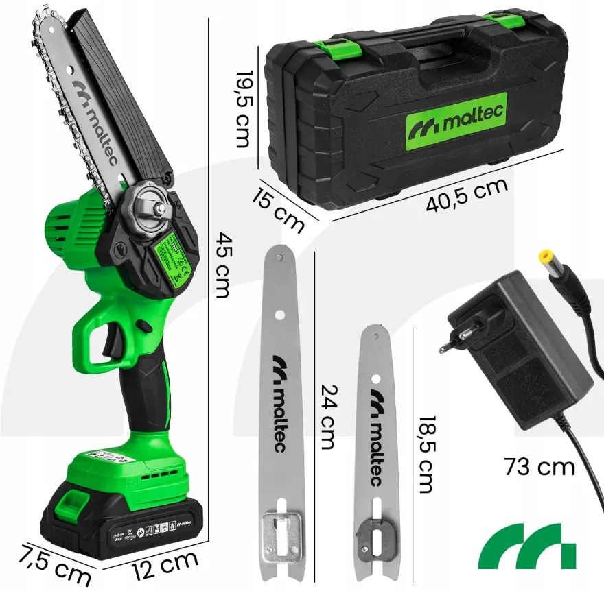Akkus mini láncfűrész MalTec MasterCut 1000W