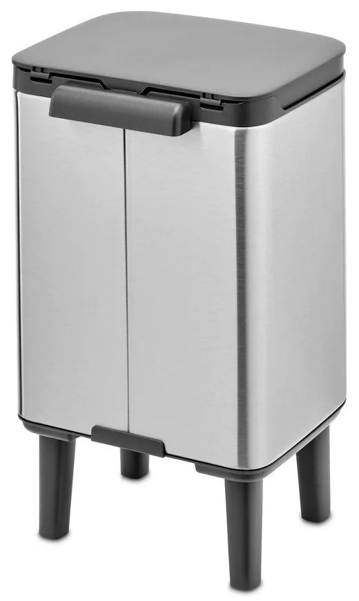 Matt ezüstszínű acél szemetes 4 l Bo Hi – Brabantia
