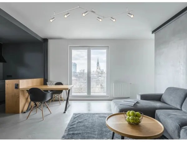 Globo 57910-6 - spotlámpa ROBBY 6xGU10/35W/230V matt króm