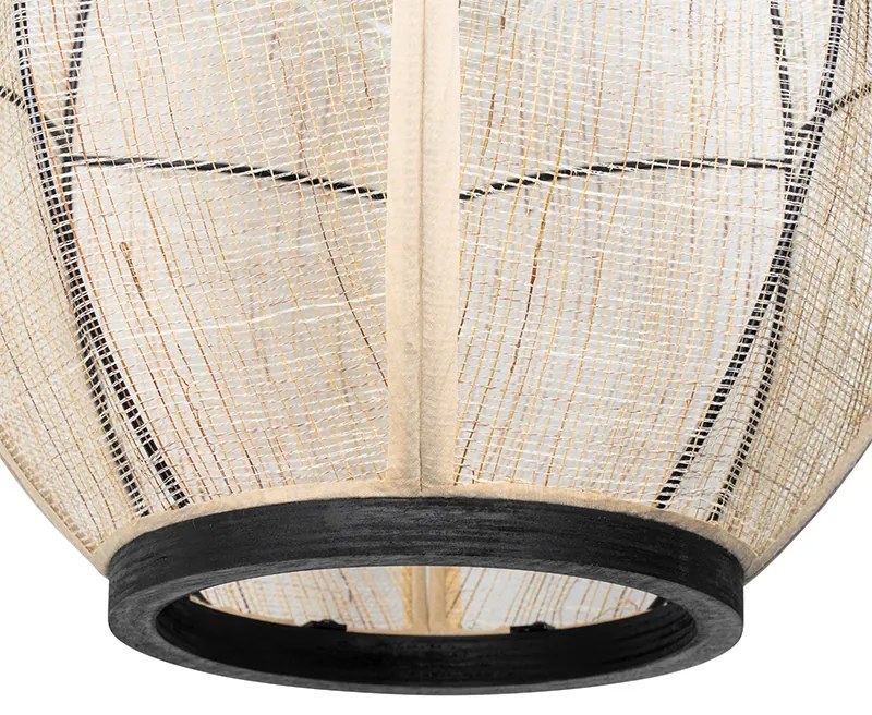 Keleti függőlámpa barna 35 cm - Rob