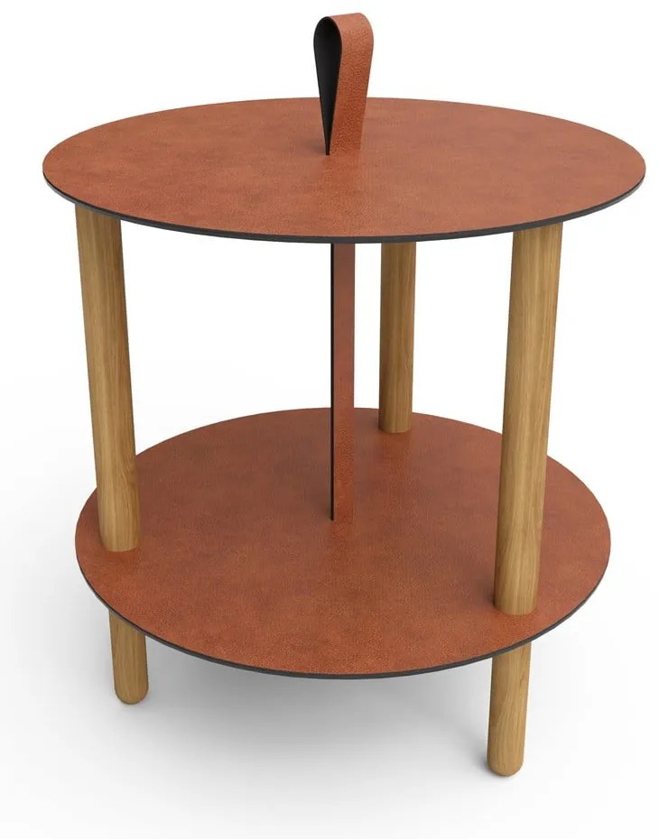 Kerek tárolóasztal ø 48 cm Strap L Bull – LIND DNA