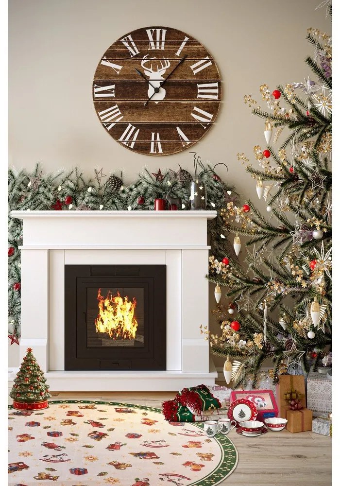 Zöld kerek szőnyeg karácsonyi mintával ø 150 cm Green Christmas – Villeroy&Boch