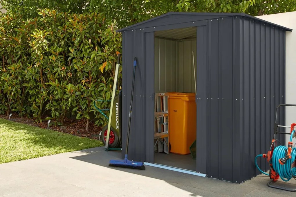 fém kerti ház GLOBEL 108 ANTRACIT + napfénytetővel LG2070