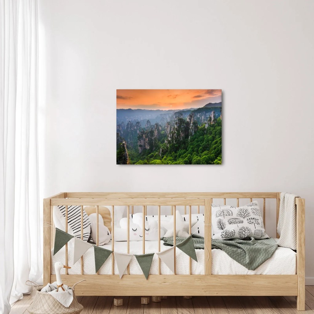 Kép - Zhangjiajie Nemzeti Erdei Park (70x50 cm)