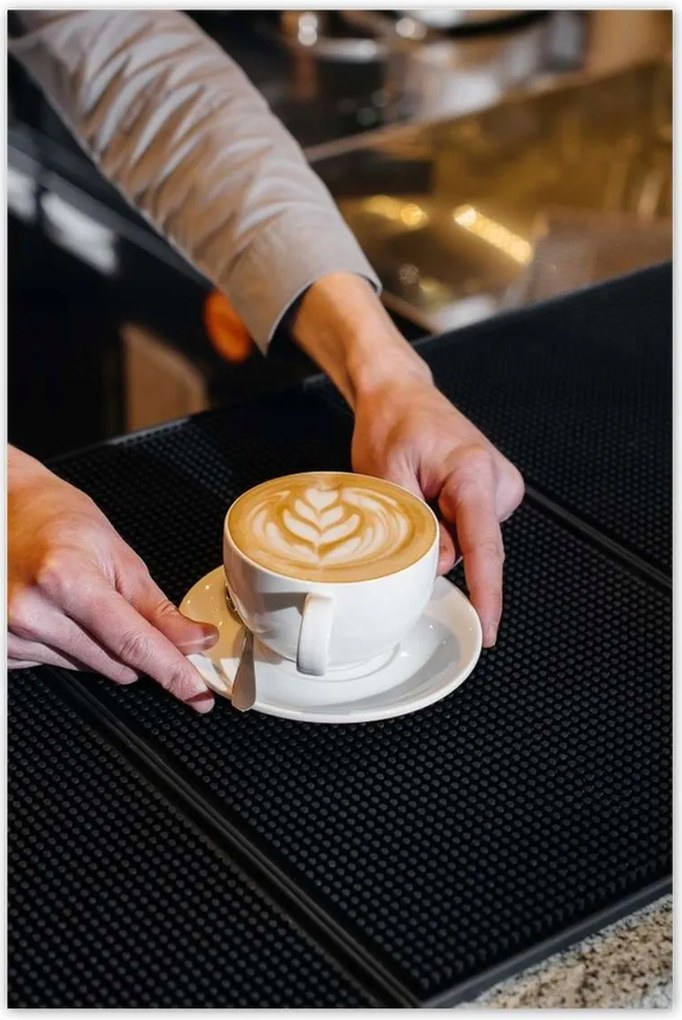 Poszterek 80x120 Barista kávé tálalás