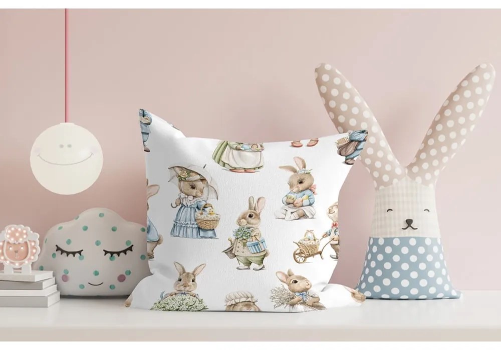 Párnahuzat szett húsvéti mintával, 4 db-os 43x43 cm – Mila Home