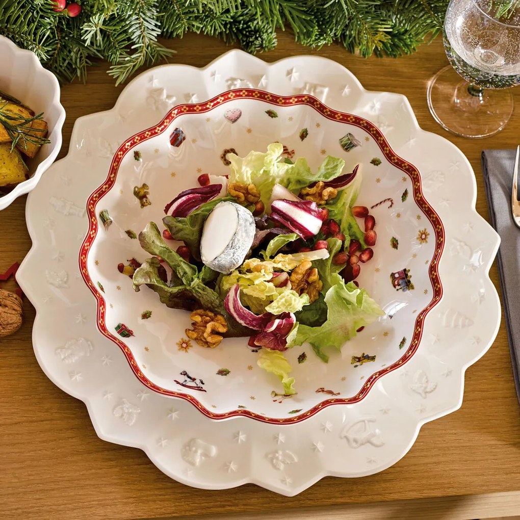 Karácsonyi mély tál, nagy, Toy's Delight kollekció - Villeroy & Boch