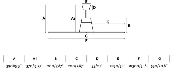 FARO 33480 - Mennyezeti ventilátor TYPHOON IP44 fehér á. 130 cm fehér + távirányító