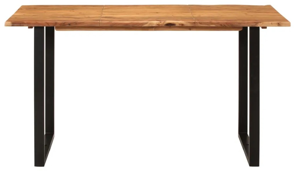 Tömör akácfa étkezőasztal 140 x 70 x 76 cm