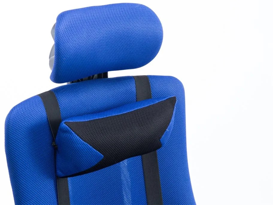 Fellow szövet irodai forgószék, dönthető háttámlával, lábtartóval, állítható fejtámlával