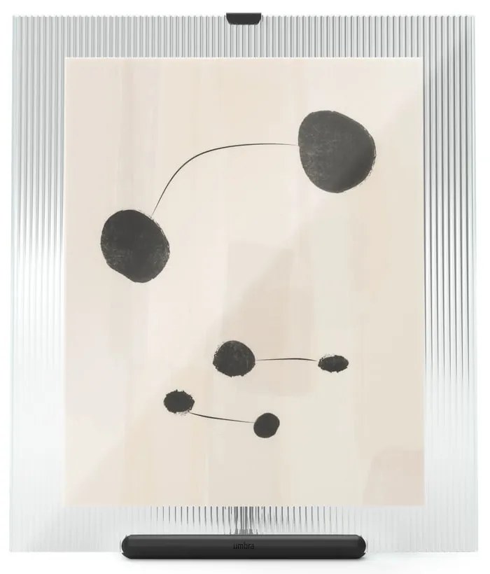 Fekete üveg álló képkeret 26x30,5 cm Flute – Umbra