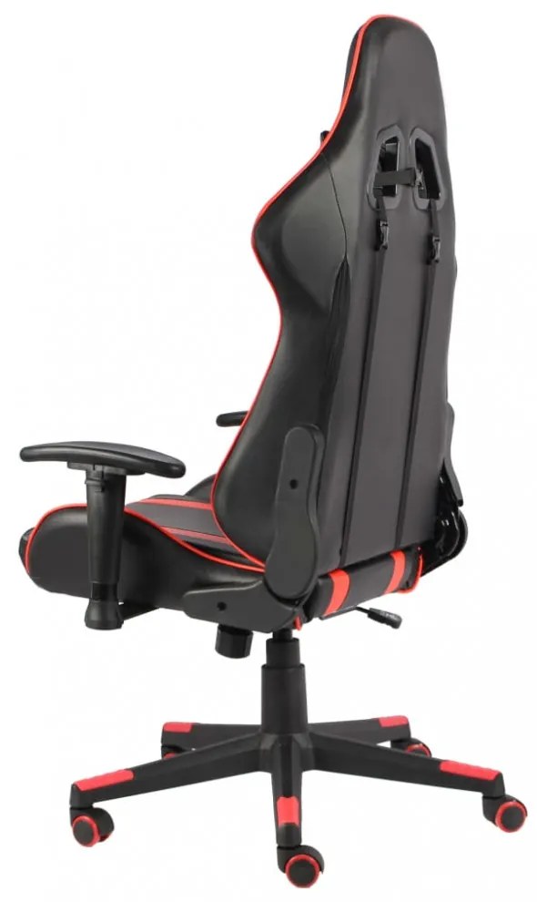 piros PVC forgó gamer szék