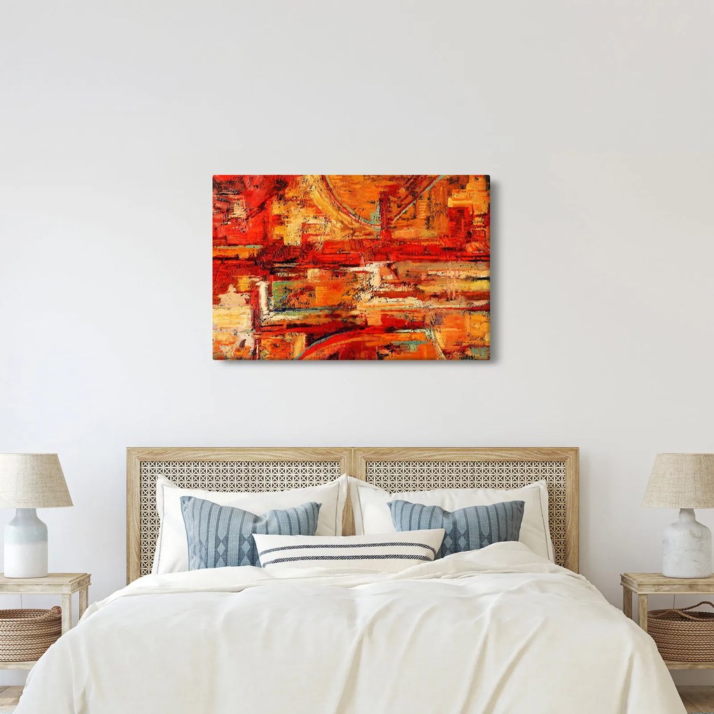 A falfestmény képe (90x60 cm)