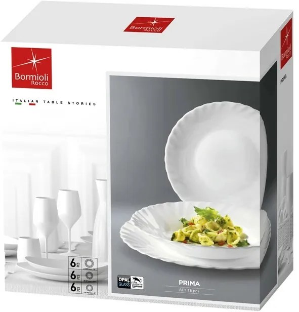 Bormioli Rocco Prima 18 db-os étkészlet