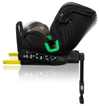 Lionelo - Forgatható autósülés alapzattal HARMONY i-Size 40-150 cm fekete/olívazöld