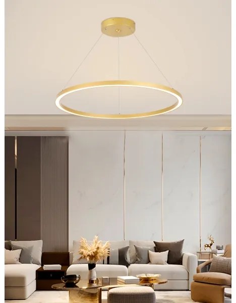 Immax NEO 07159-G80 - LED Dimmelhető csillár FINO LED/60W/230V Tuya arany + távirányító