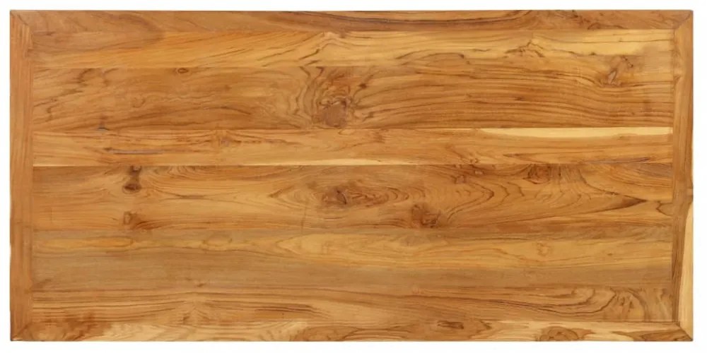 tömör újrahasznosított tíkfa bárasztal 120x58x106 cm