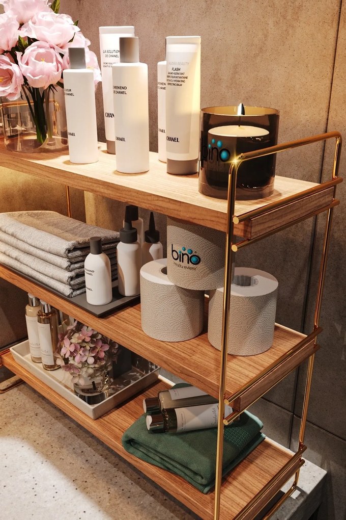 Fali polc Masa Üstü 3 Katlı Organizer, Servis Rafı