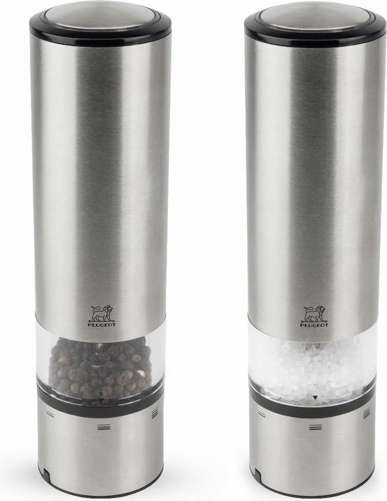 Elektromos só- és borsdaráló szett 20 cm Peugeot Elis Sense Duo