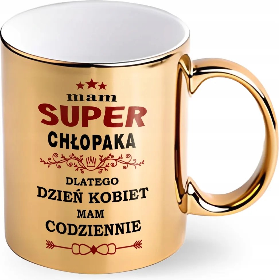 Álom Ajándék Neki Arany Bögre A Partner Barátjától A Lánynak