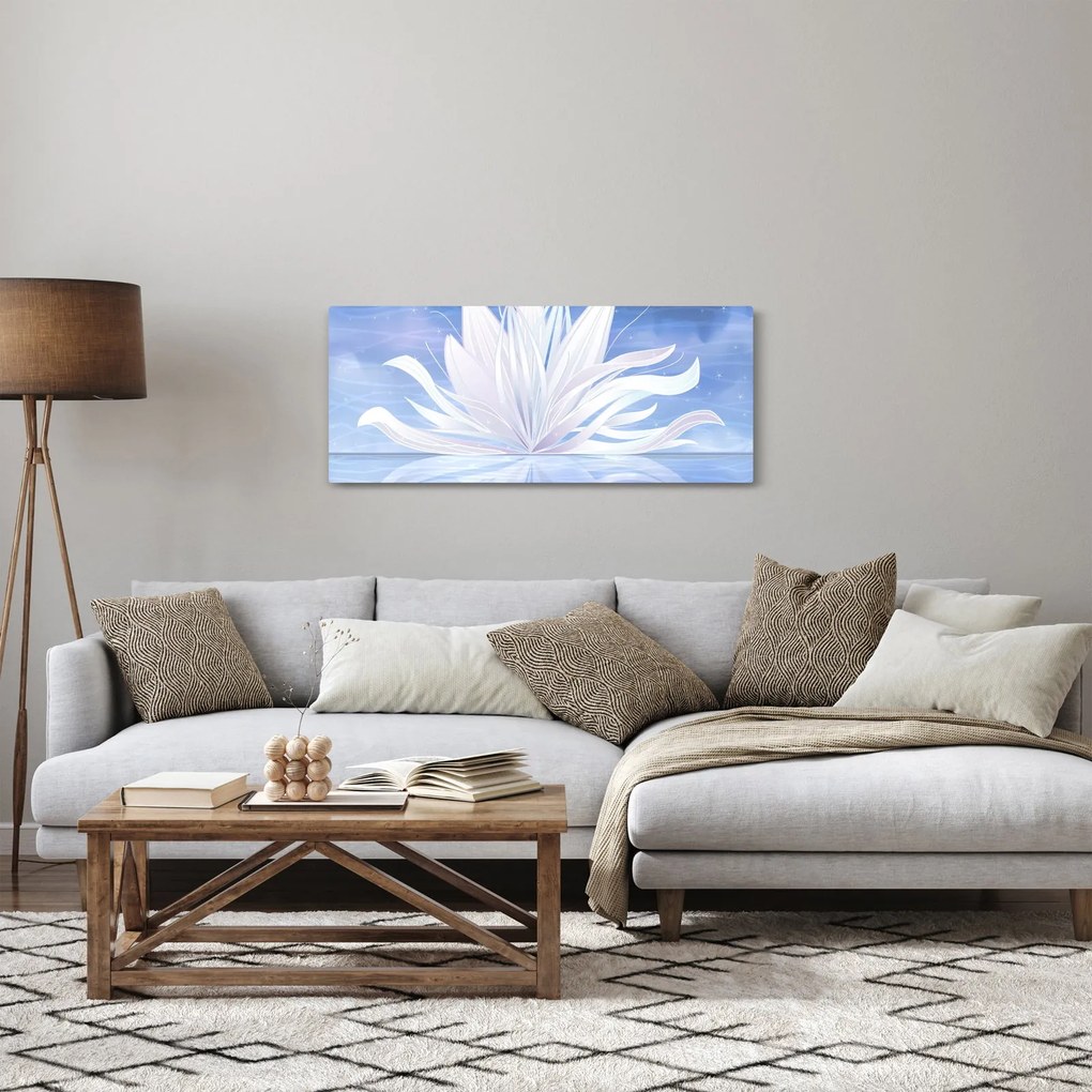 Kép - lótuszvirág (120x50 cm)