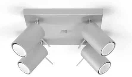 Sollux SL.0452 - Mennyezeti spotlámpa RING 4xGU10/10W/230V